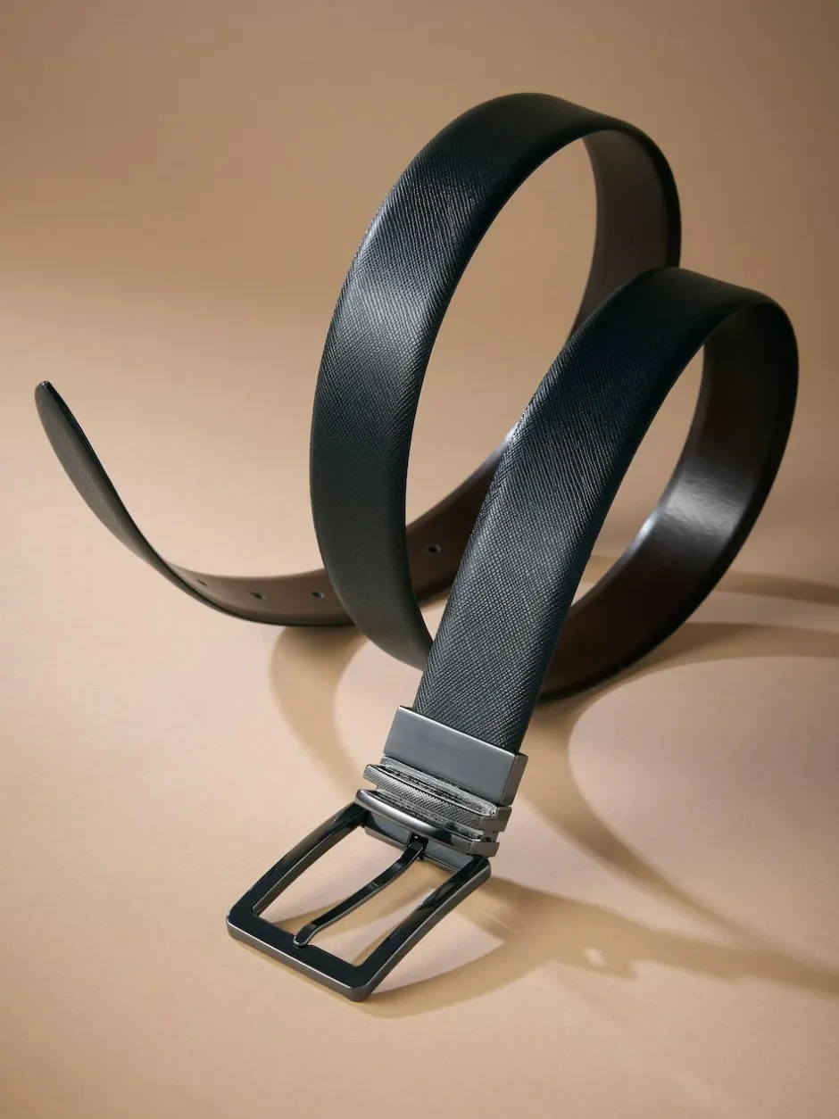 Next Black Signature Reversible Belt Outlet