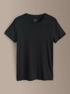 Next Signature TENCEL™ Lyocell T-Shirts 2 Pack Black Discount