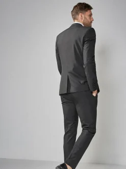 Next Black Skinny Fit Tuxedo Suit Jacket Hot