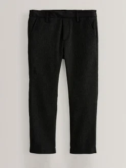 Next Skinny School Formal Stretch Pull On Waist Trousers (3-17yrs) Black Hot