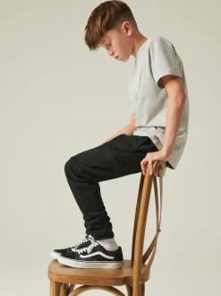 Next Black Slim Fit Cargo Rich Joggers (3-16yrs) Hot