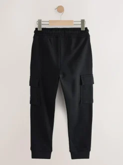 Next Black Slim Fit Cargo Rich Joggers (3-16yrs) Hot