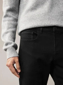 Next Black Slim Fit Comfort Stretch Jeans New