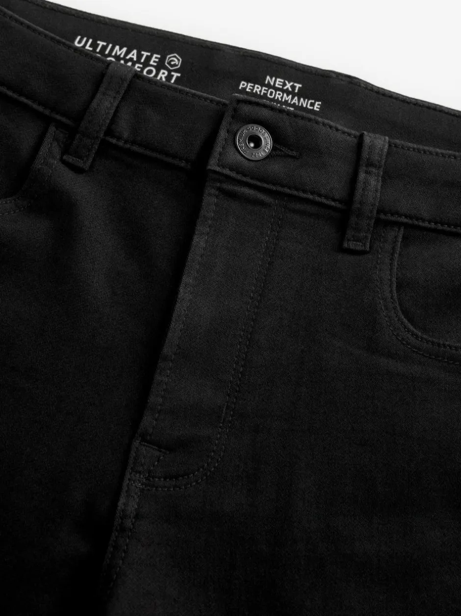 Next Black Slim Fit Comfort Stretch Jeans New