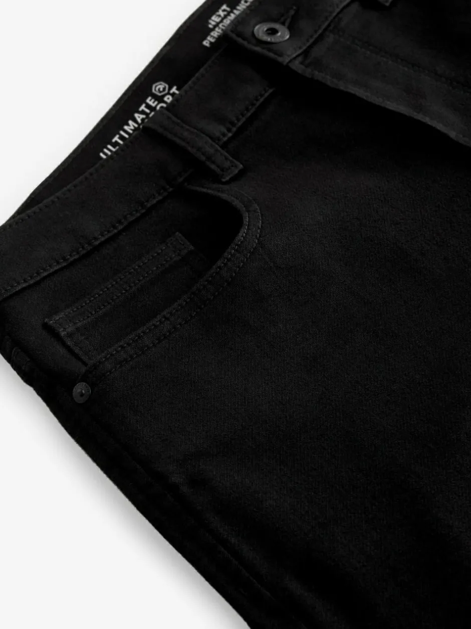 Next Black Slim Fit Comfort Stretch Jeans New
