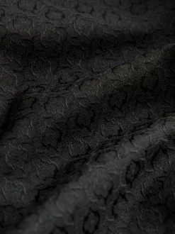 Next Slim Fit Jacquard Suit Trousers Black New