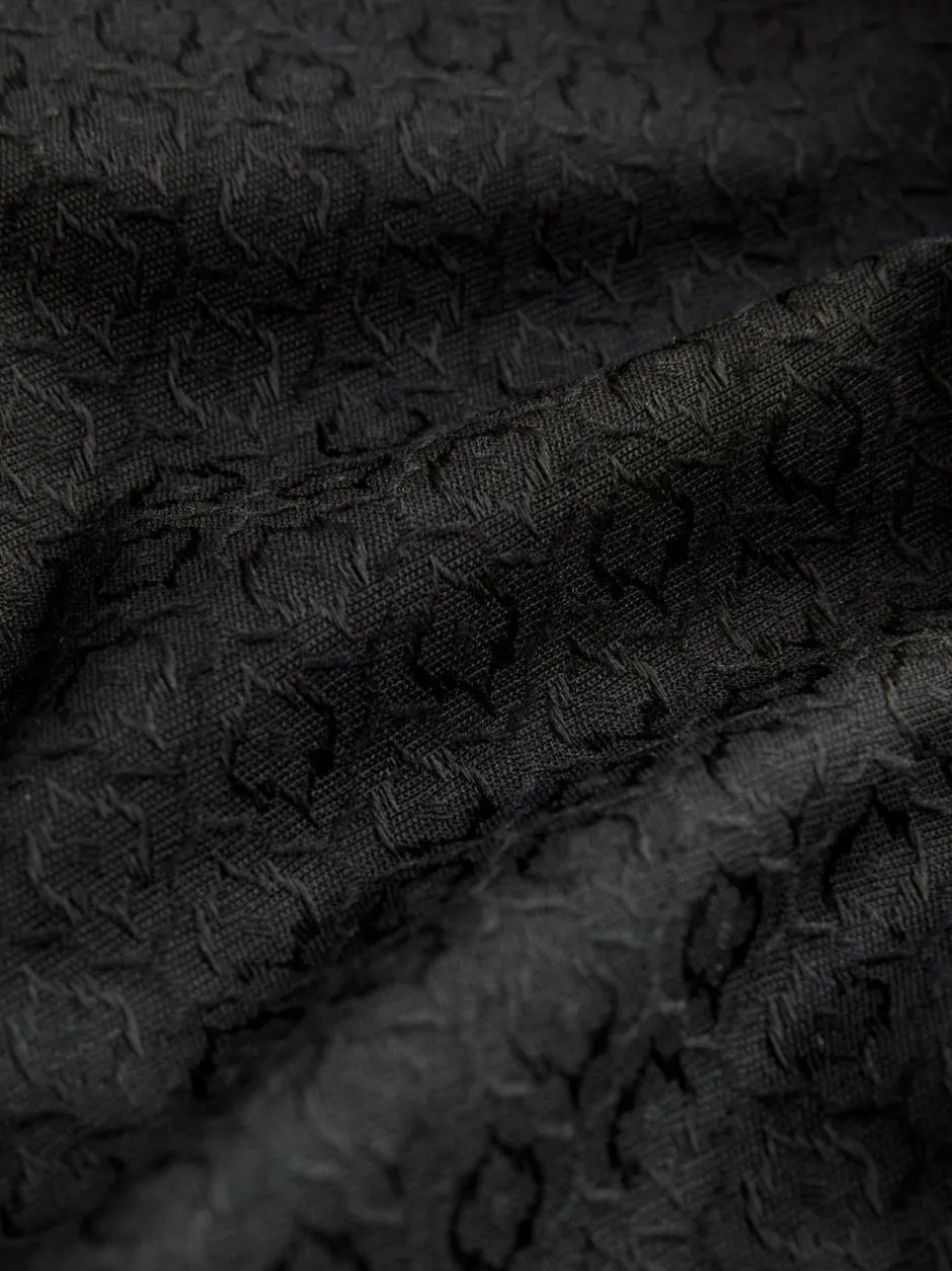 Next Slim Fit Jacquard Suit Trousers Black New