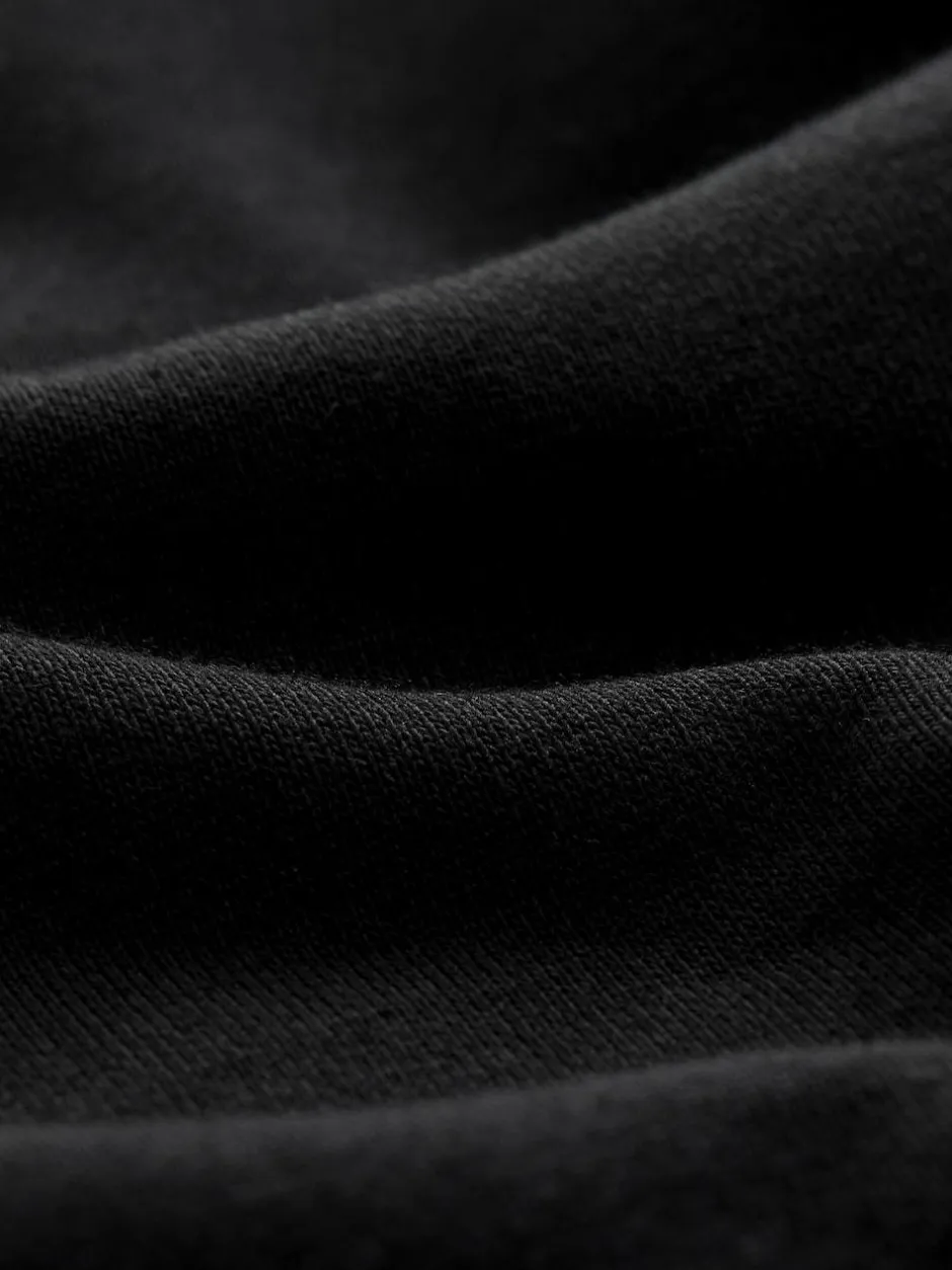 Next Slim Fit Slim Fit Brushback Heavyweight Joggers Black Outlet