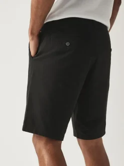 Next Black Slim Fit Stretch Chinos Shorts Online