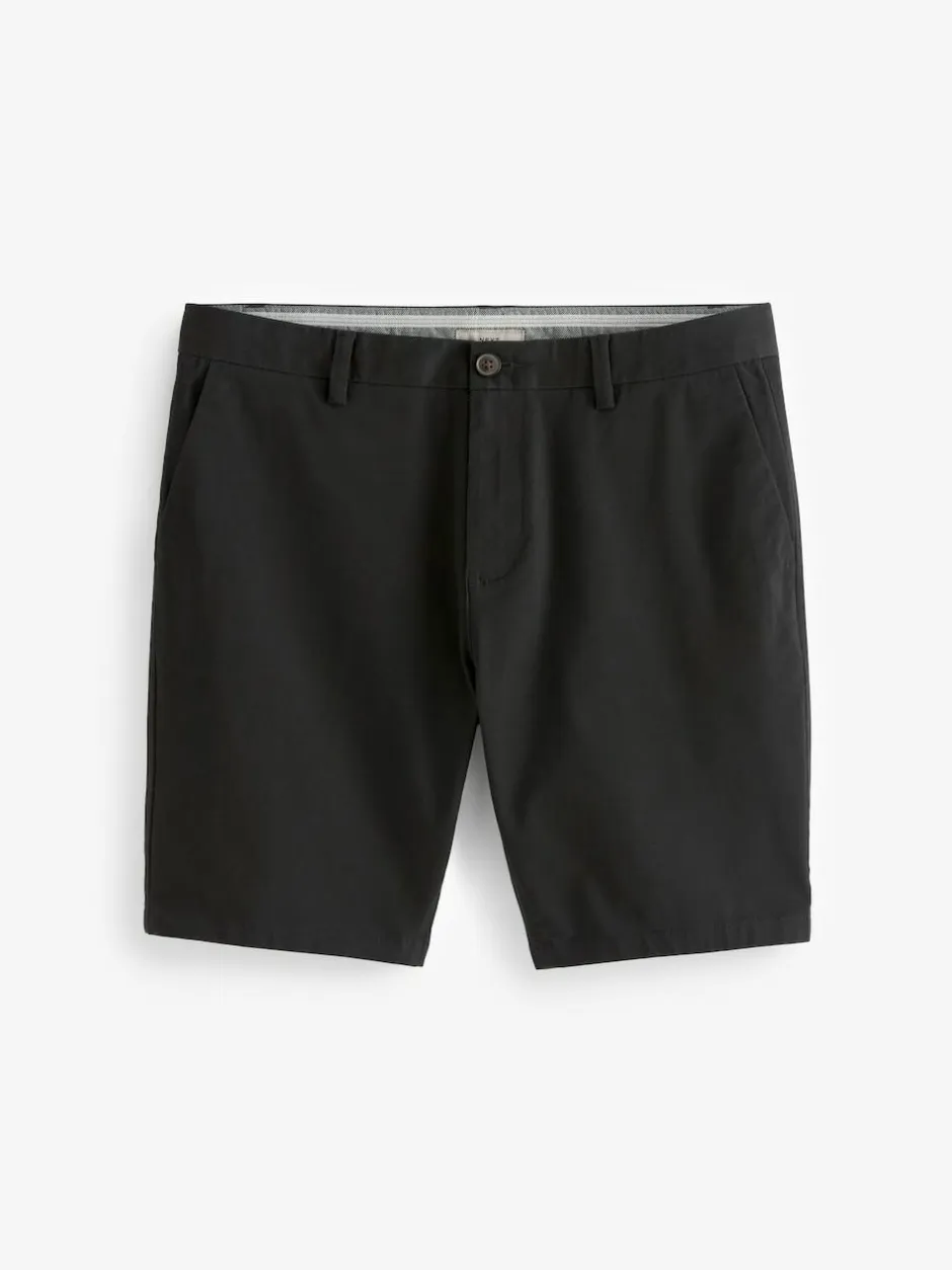 Next Black Slim Fit Stretch Chinos Shorts Online