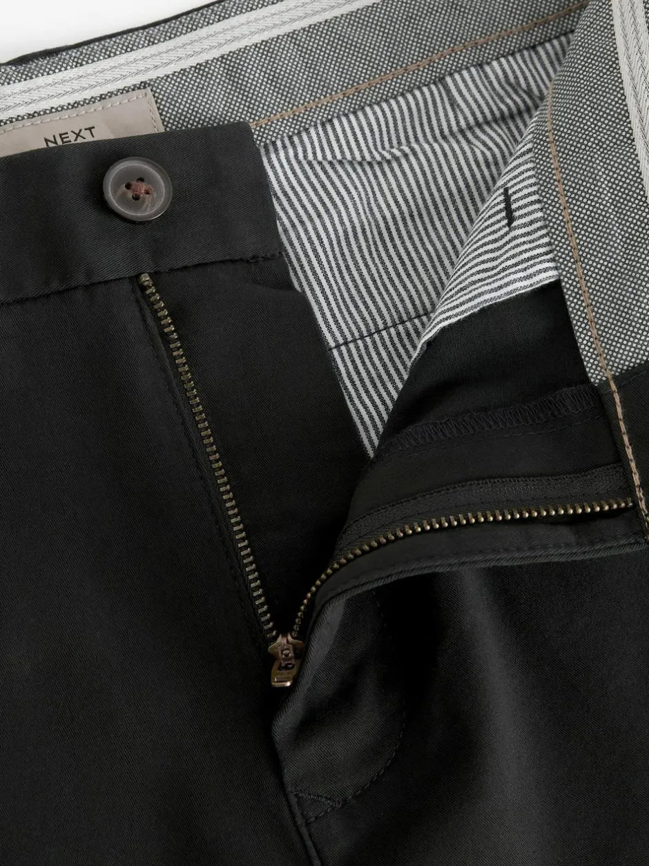 Next Black Slim Fit Stretch Chinos Shorts Online