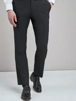 Next Black Slim Fit Stretch Smart Trousers Best