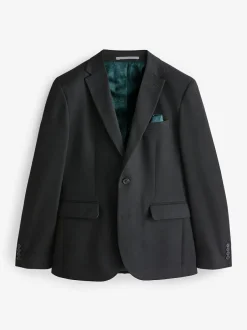 Next Black Slim Fit Textured Suit Jacket Sale