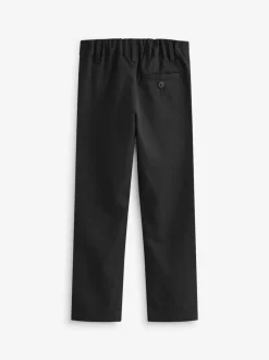 Next Slim Waist School Formal Trousers (3-17yrs) Black Sale