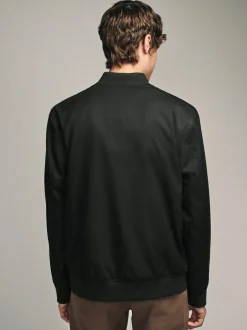 Next Black Smart Bomber Jacket Outlet