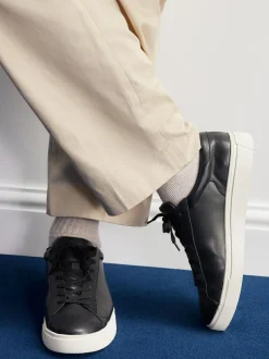 Next Smart Casual Longline Trainers Black Outlet