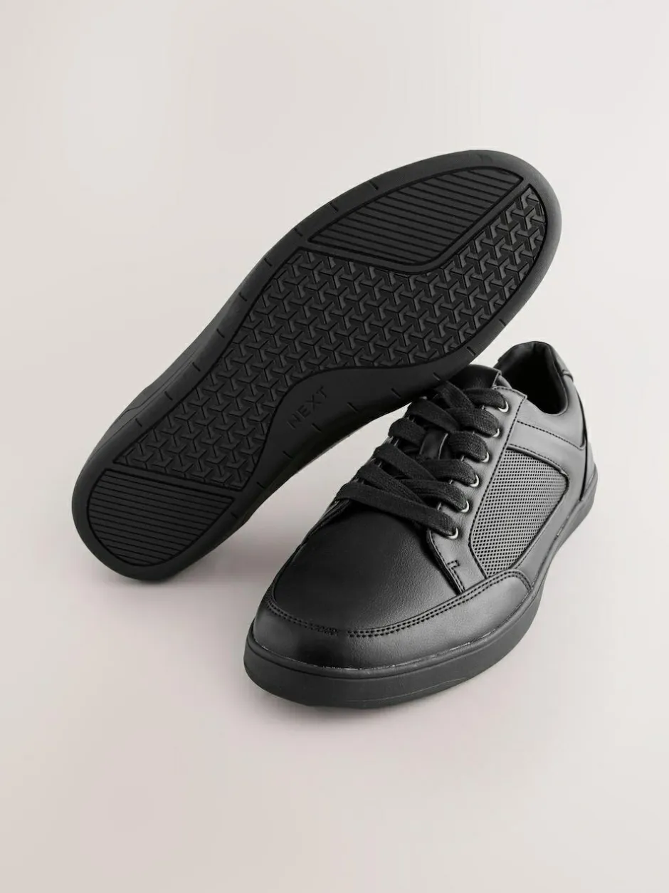 Next Smart Casual Trainers Black Outlet