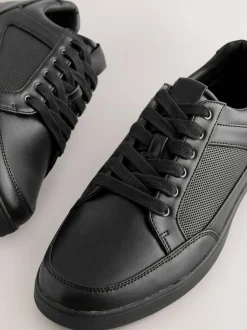 Next Smart Casual Trainers Black Outlet