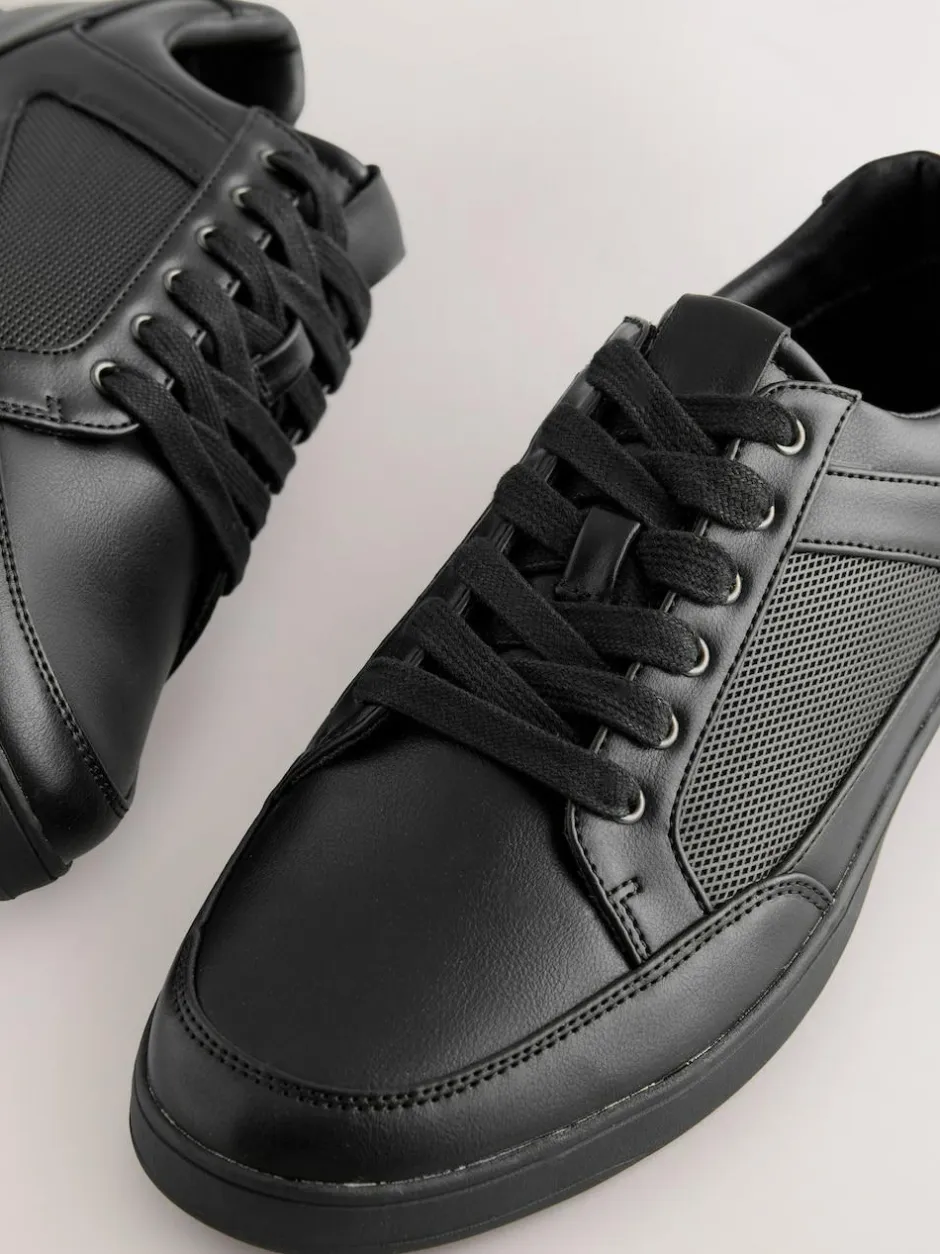 Next Smart Casual Trainers Black Outlet