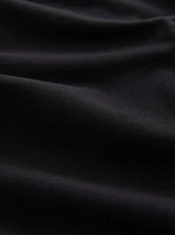 Next Soft Touch Rib Ruched Flare Leggings Black Online
