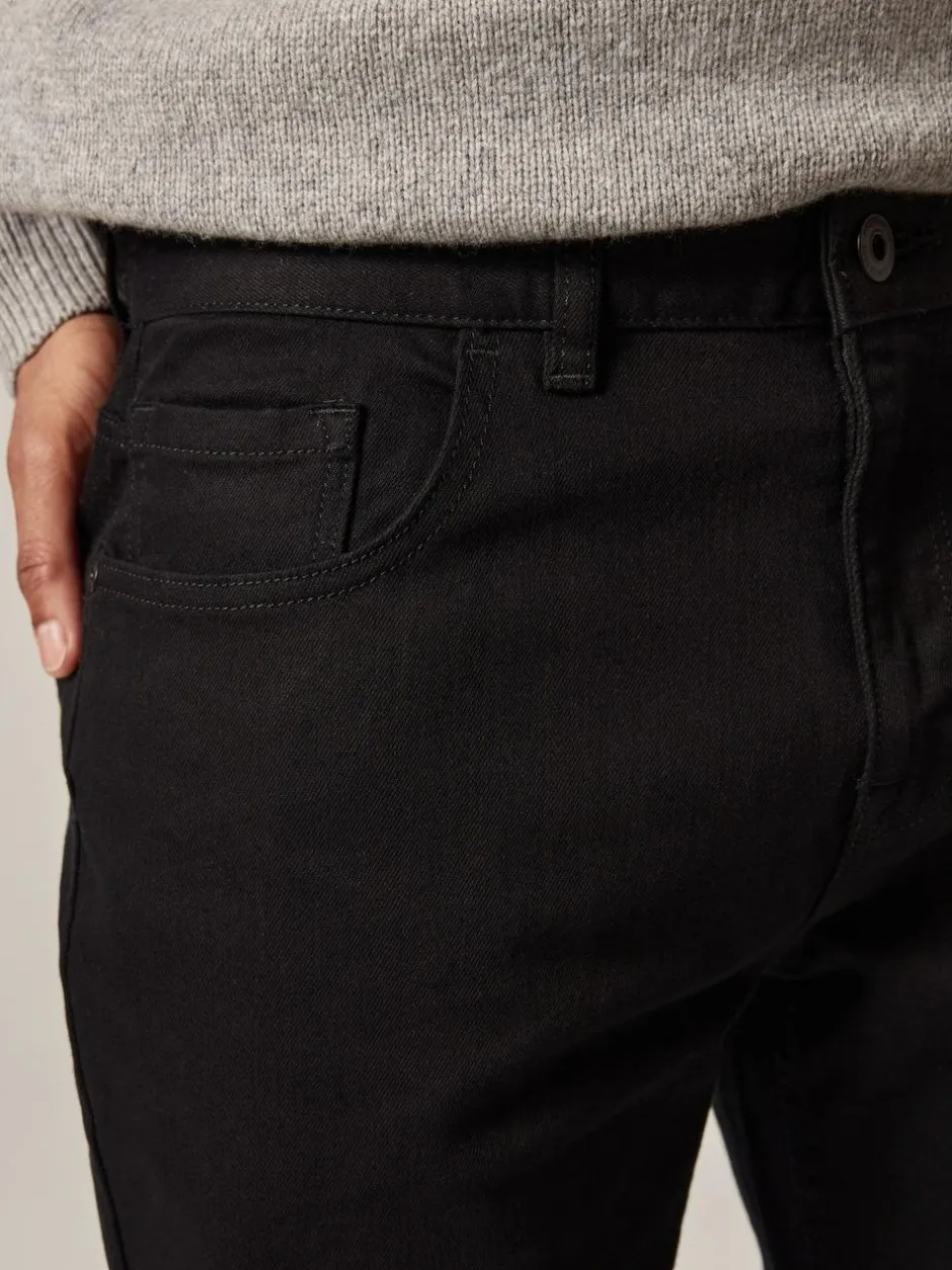 Next Black Solid Single Slim Fit Classic Stretch Jeans Sale