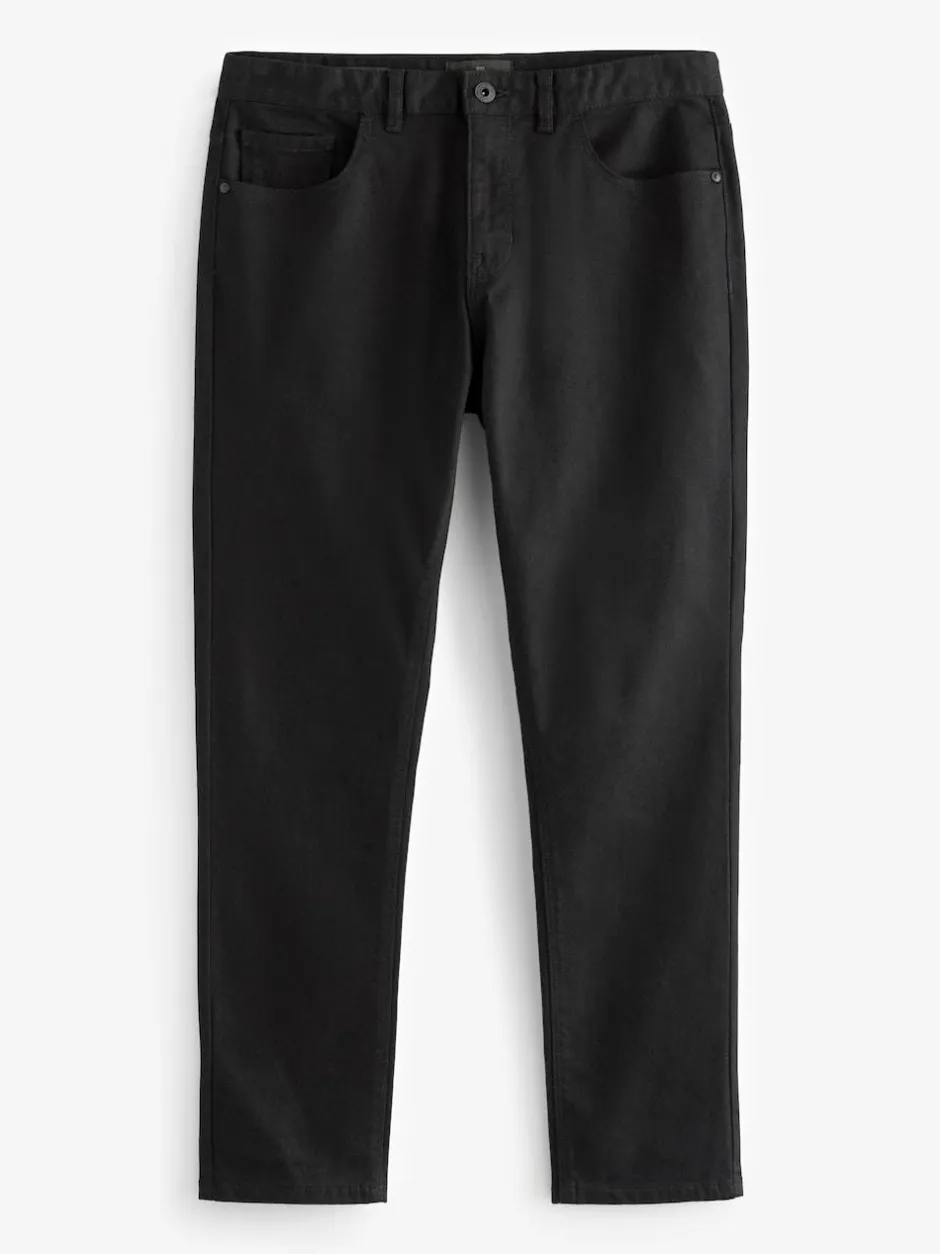 Next Black Solid Single Slim Fit Classic Stretch Jeans Sale