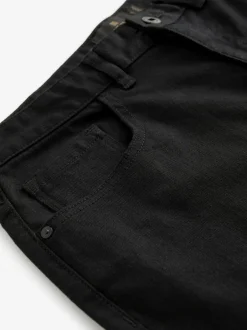 Next Black Solid Single Slim Fit Classic Stretch Jeans Sale