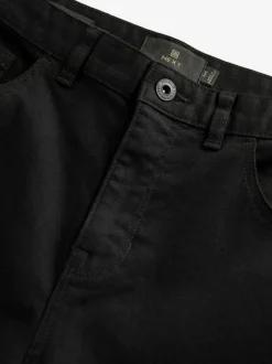 Next Black Solid Single Slim Fit Classic Stretch Jeans Sale