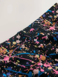 Next Black Splat Leggings (3-16yrs)