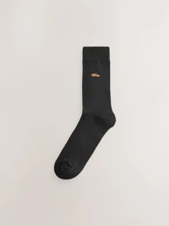Next Fun Embroidered Socks 5 Pack Black Sports Cars Outlet