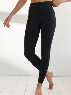 Next Sports Dry Tech Tummy Control High Waist Full Length Legging Black