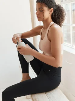 Next Sports Dry Tech Tummy Control High Waist Full Length Legging Black