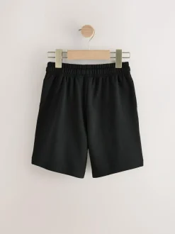 Next Sporty Fit Basic Shorts (3-16yrs) Black