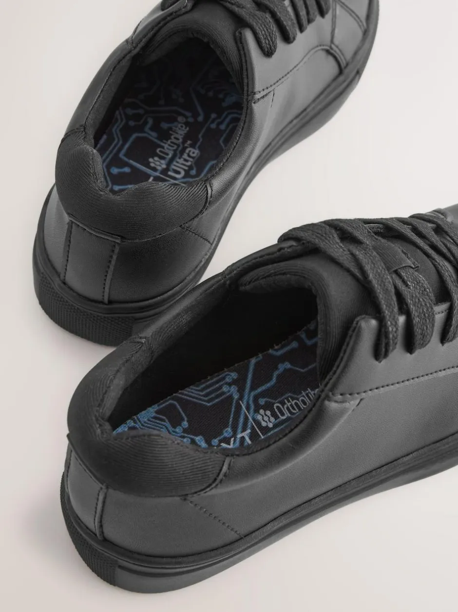 Next Black Standard Fit (F) Lace Up School Shoes Best