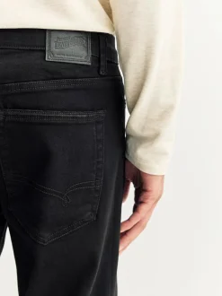 Next Black Straight Fit Motionflex Jeans Outlet