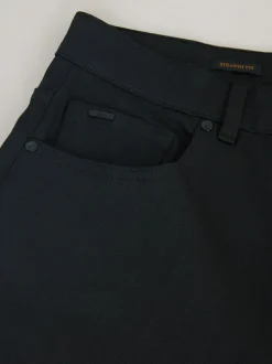 Next Straight Fit Signature Belted Jeans Black Outlet