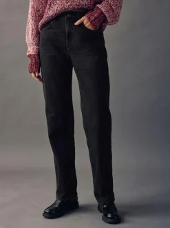 Next Straight Leg Jeans Black Sale