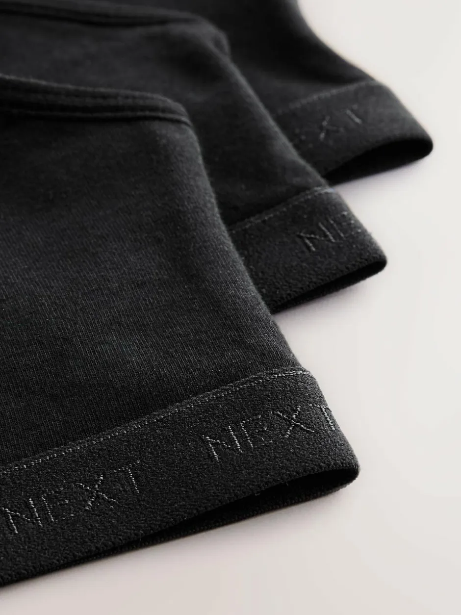 Next Strappy Crop Tops 3 Pack (5-16yrs) Black Outlet