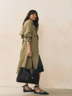 Next Black Structured Tote Bag Best