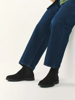 Next Suede Chelsea Boots Black Best