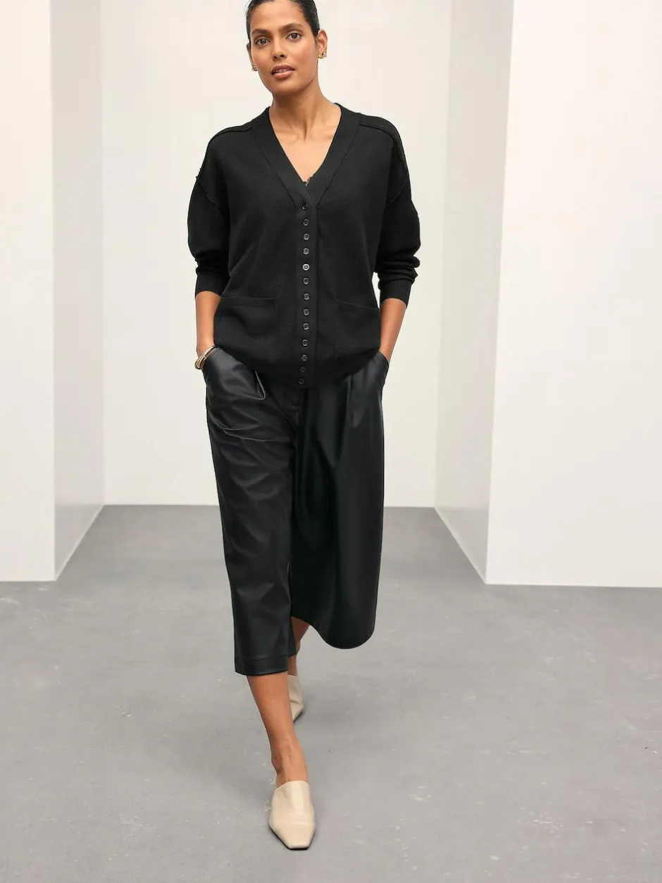 Next Black Supersoft V-Neck Cardigan With Pockets Best