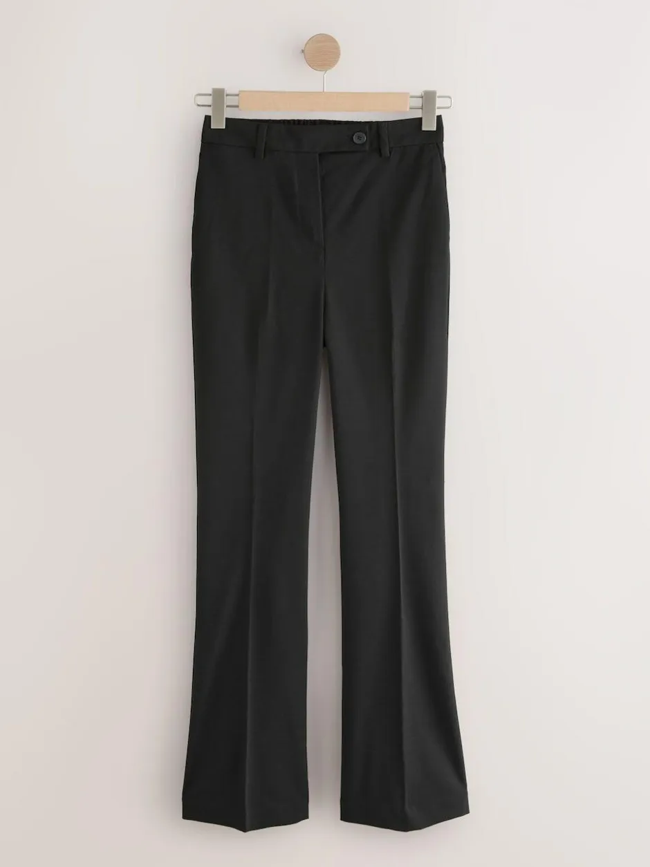 Next Tailored Bootcut Trousers With Wool Black