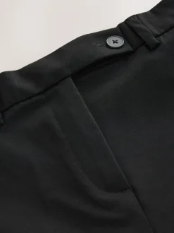 Next Tailored Bootcut Trousers With Wool Black