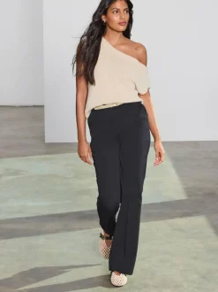Next Black Tailored Bootcut Trousers Online