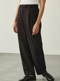 Next Black Tailored Tapered Trousers Sale