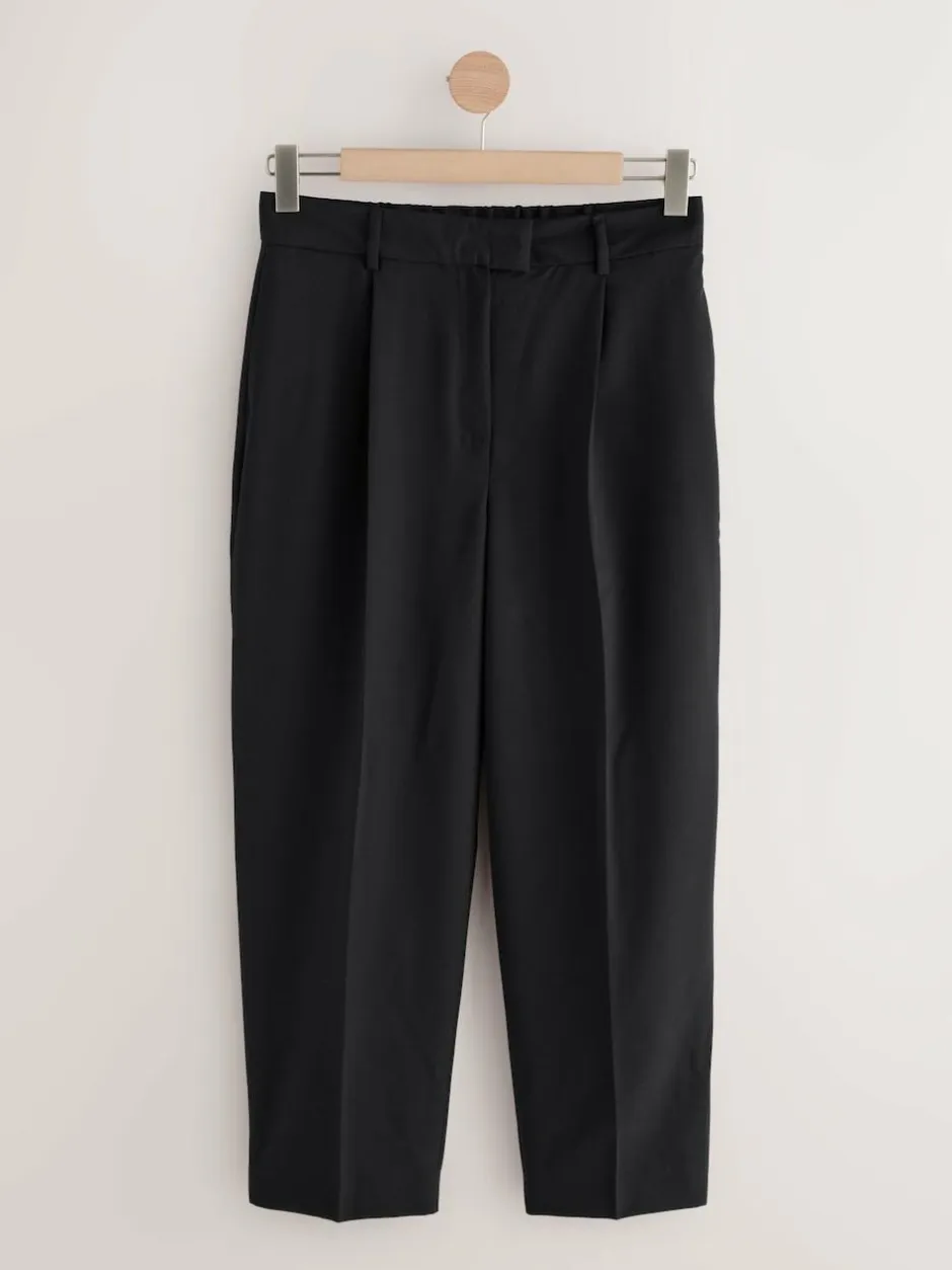 Next Black Tailored Tapered Trousers Sale