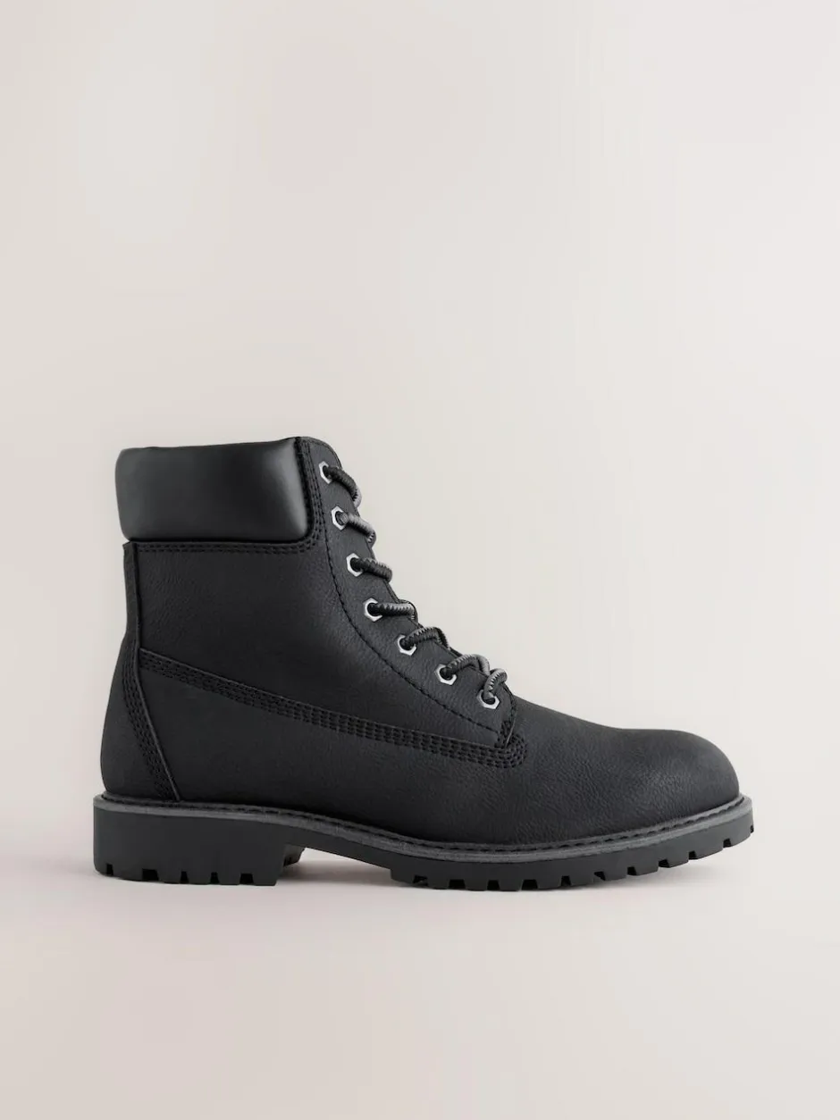 Next Black Tall Zip-Up Boots Hot