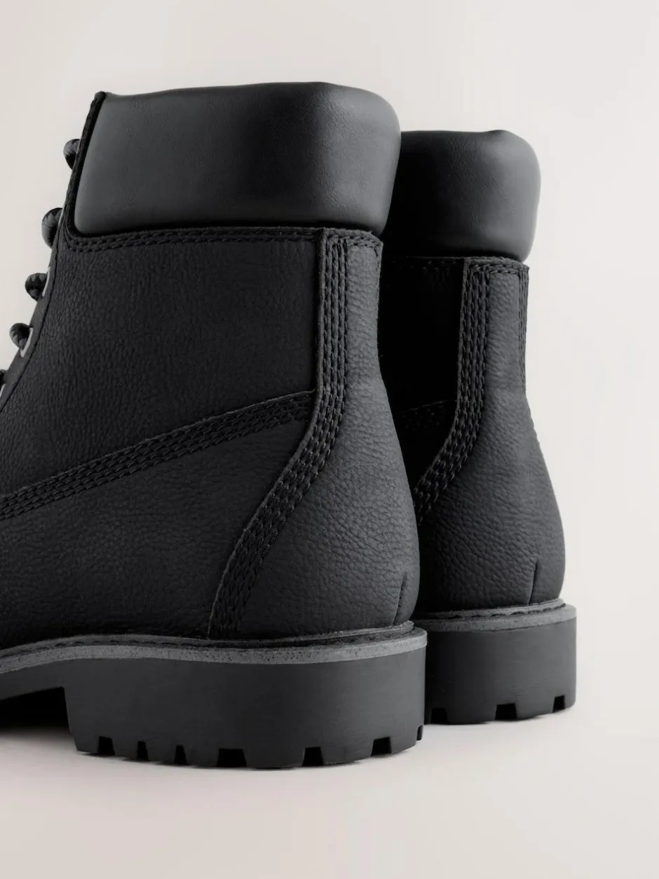 Next Black Tall Zip-Up Boots Hot