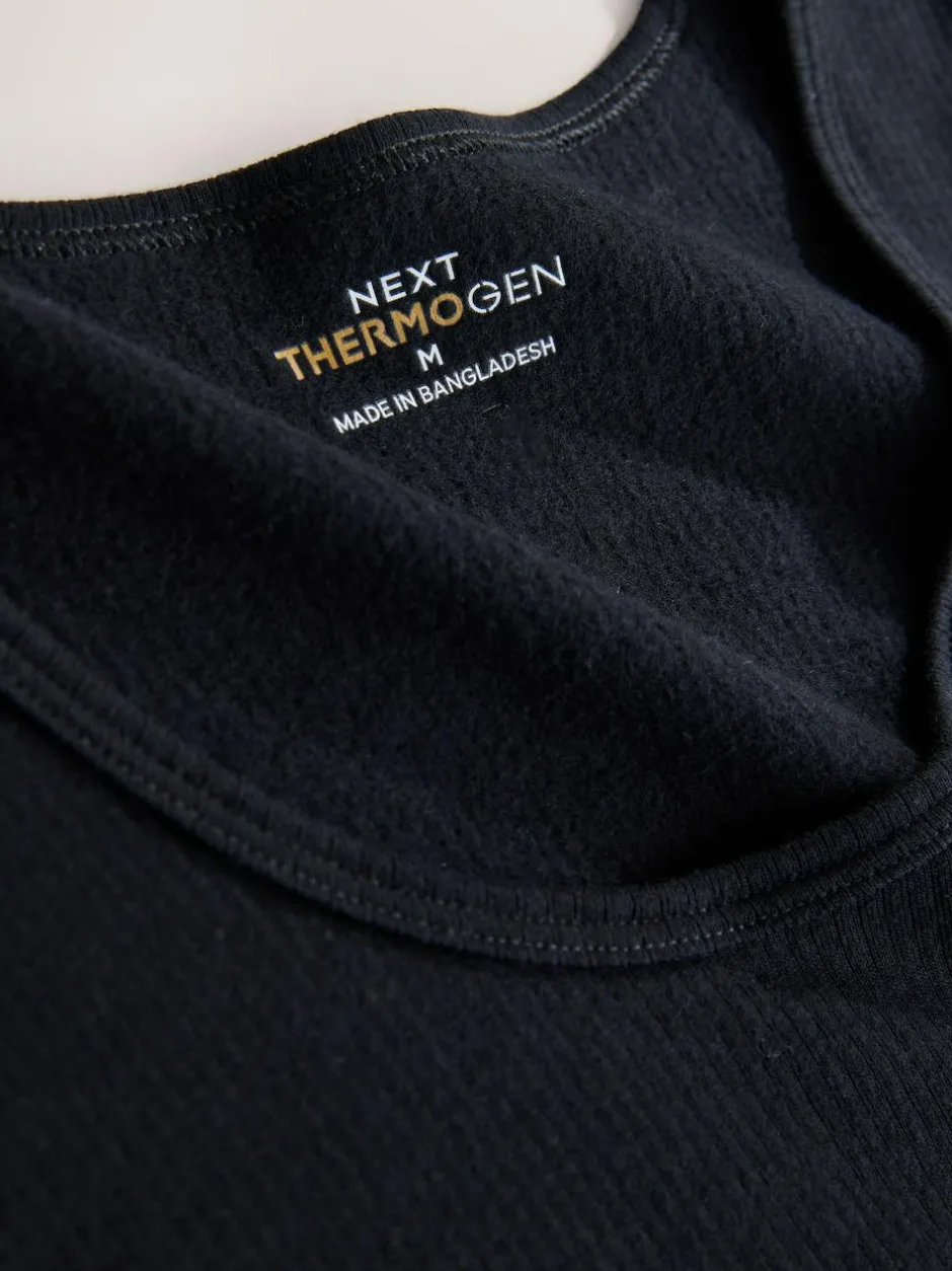 Next Thermogen Vests 2 Pack Black Outlet