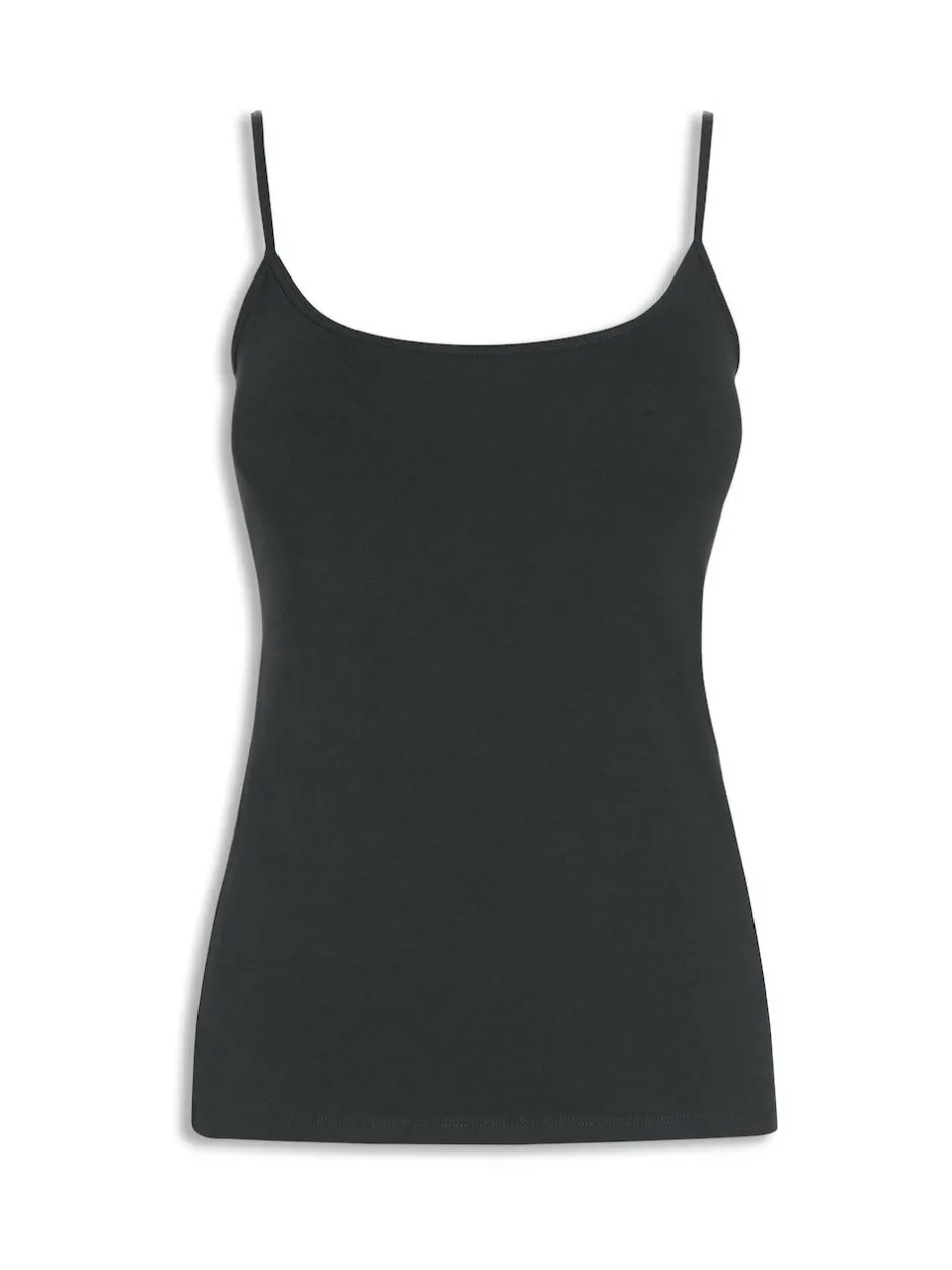 Next Black Thin Strap Vest Hot